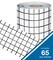 Carson Dellosa Creatively Inspired 65ft Black and White Bulletin Board Borders, Roll of Straight Border Trim, Grid Paper Bulletin Board Border for Bulletin Board, Office Décor, and Classroom Décor